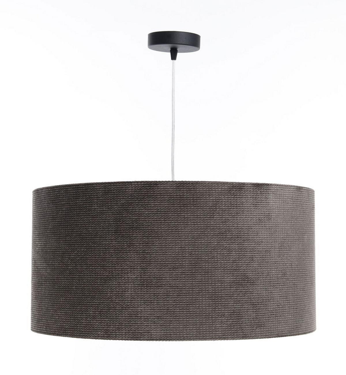 HÄNGELEUCHTE Silber 40/20 cm - Silberfarben/Braun, Kunststoff (40/0.4/20cm) - ONZENO