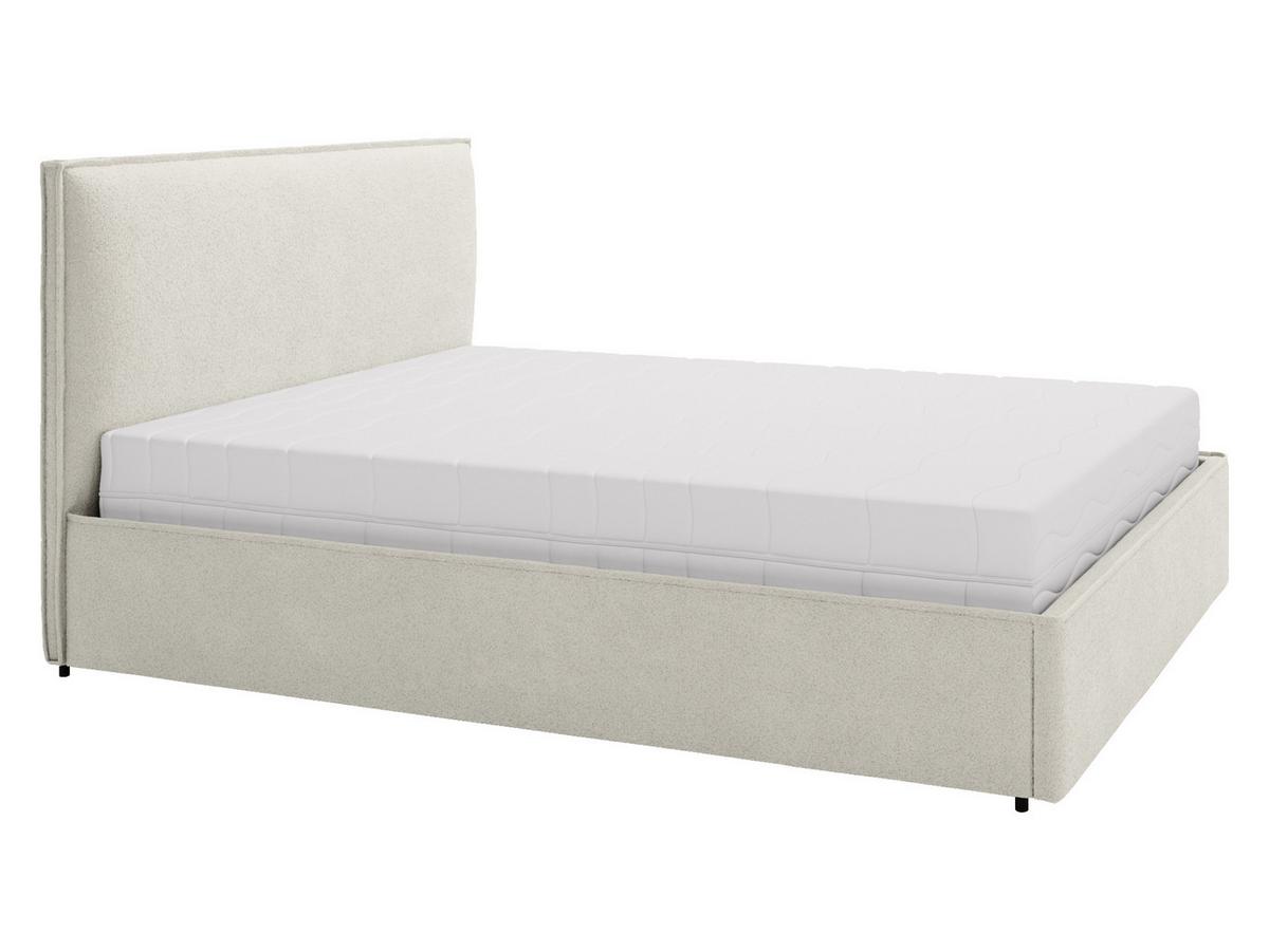 POLSTERBETT Bianco - Creme/Schwarz, Holzwerkstoff/Kunststoff (180/200cm) - MIRJAN24