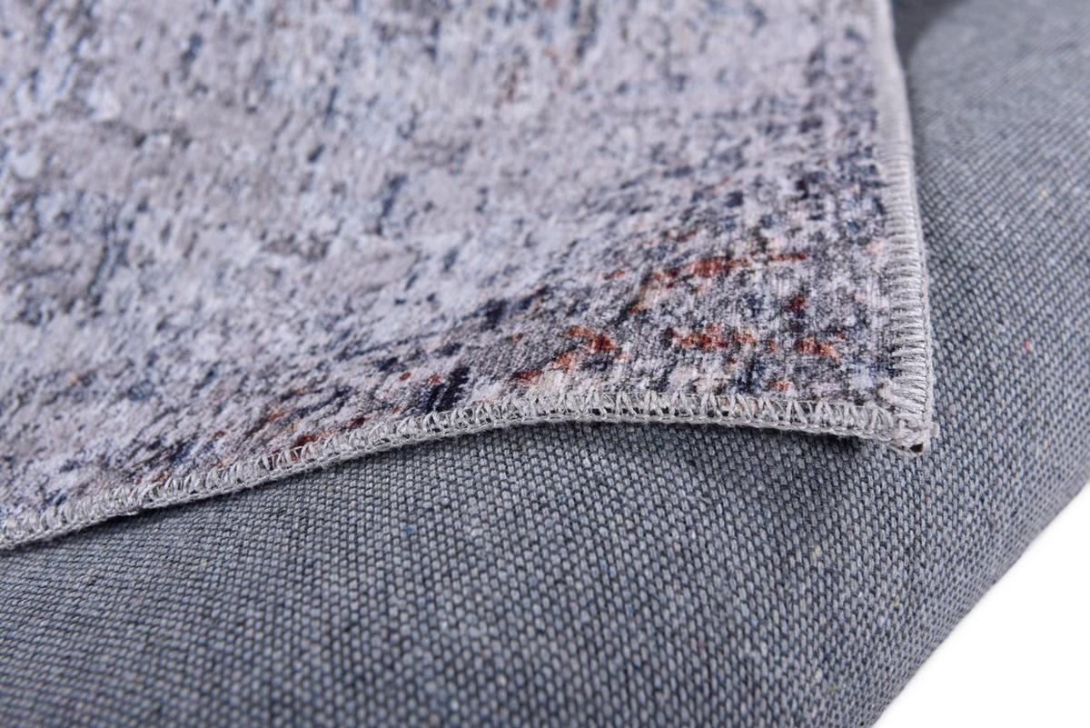 VINTAGE-TEPPICH Cecilia 70x140 cm - Grau, Textil (70/140cm) - Gino Falcone