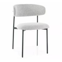 POLSTERSTUHL ELYSE - Schwarz, Textil (56/80/58cm) - Lookway