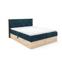 BOXBETT Helios - Blau, Holzwerkstoff/Textil (160/200cm) - Fun Möbel