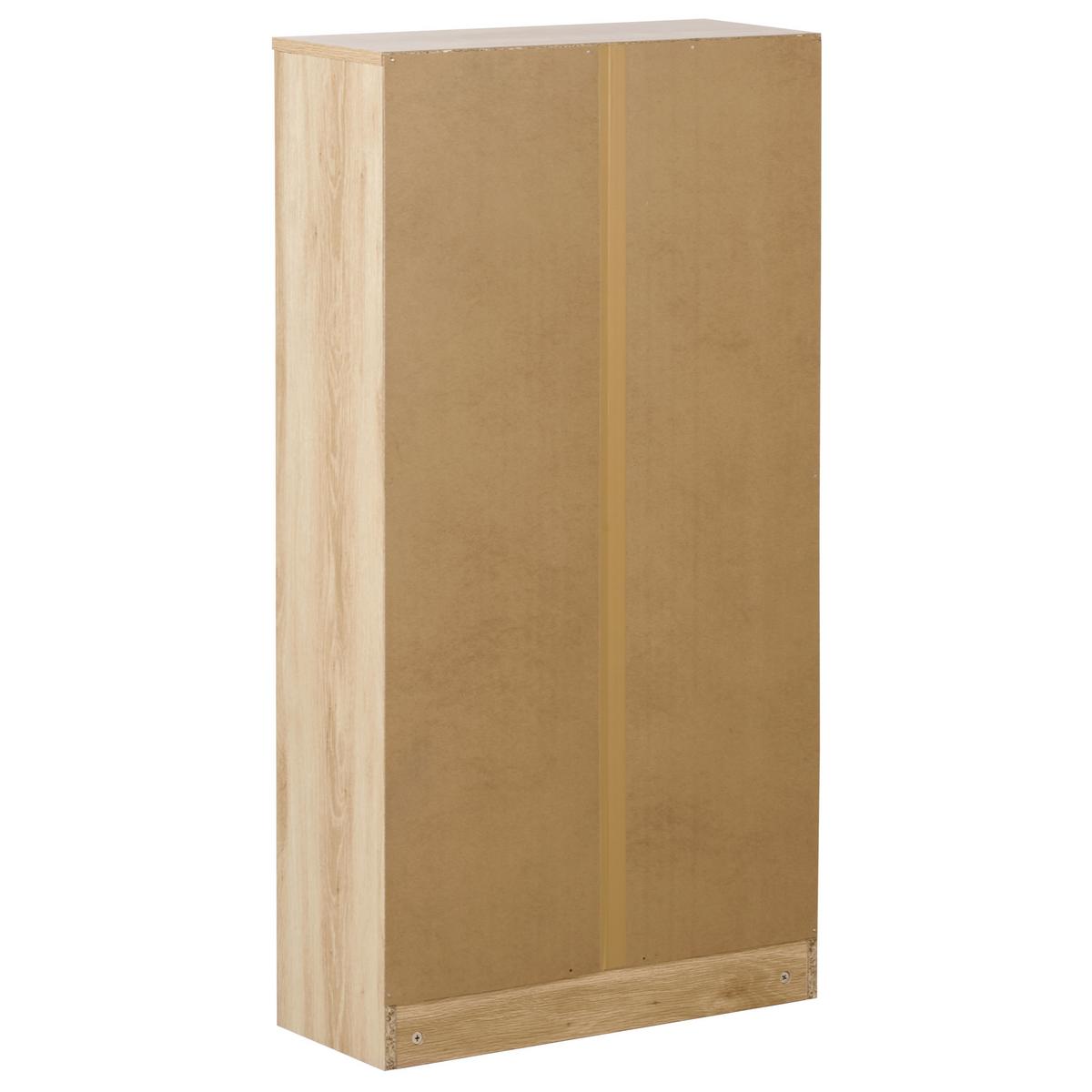 SCHUHSCHRANK Hellbraun Lynwood - Braun, Holzwerkstoff (60/113/24cm) - Beliani