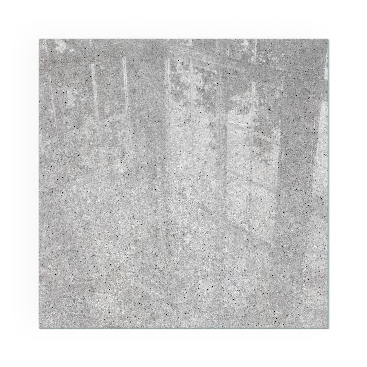 GLASPLATTE für Kamin 50x50 cm - Grau, Glas (50/50/0.4cm) - TULUP