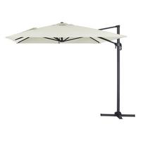 SONNENSCHIRM sun 4 Ekru - Beige, Metall (400/300cm) - Habitat Garten