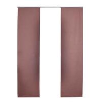 SCHIEBEVORHANG 2ER SET »München Dark« HxB 245x60 cm Altrosa - Altrosa, Textil (60/245cm) - Gardinenbox