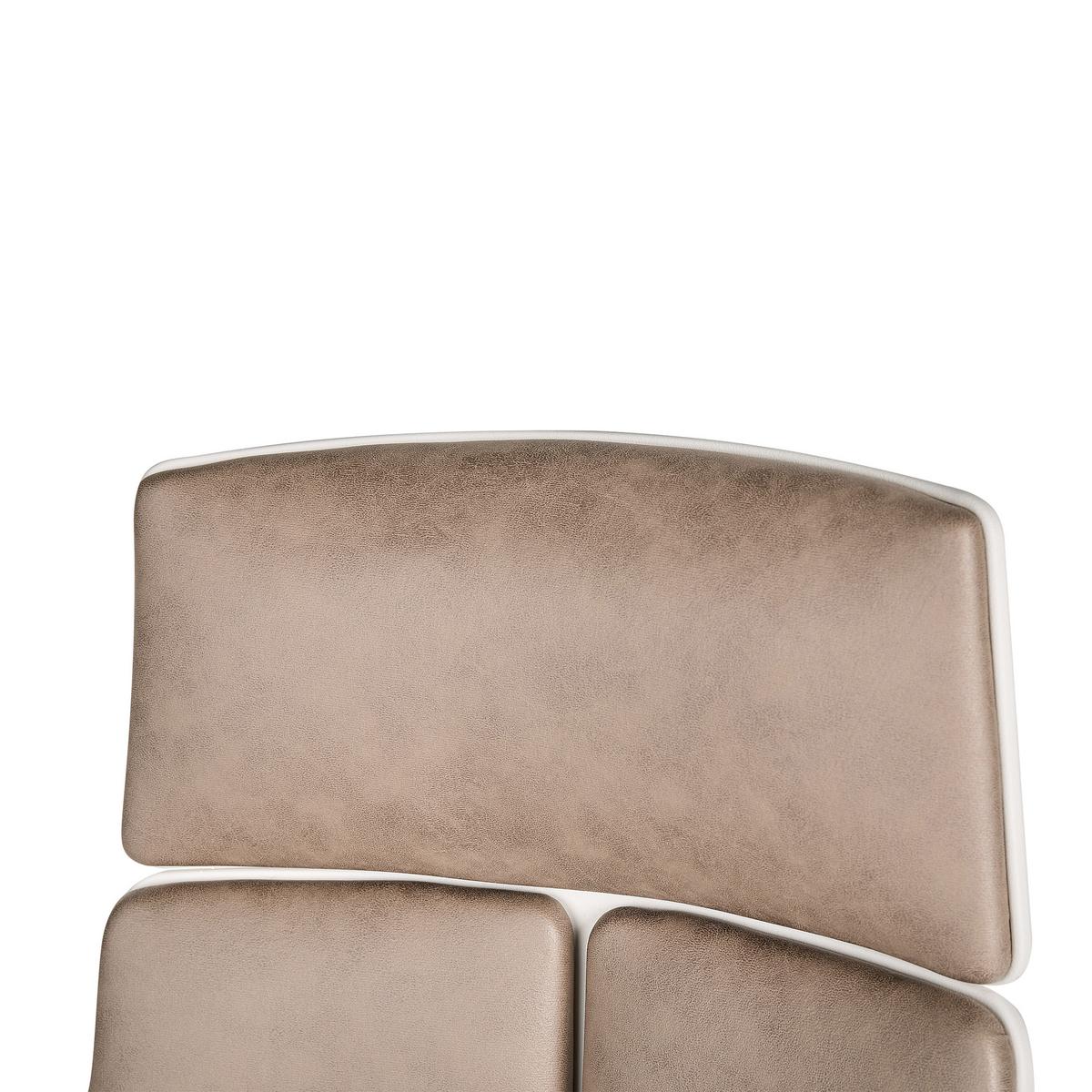 BÜROSTUHL Kunstwildleder Sandbeige Delight - Sandfarben, Textil (64/116/64cm) - Beliani