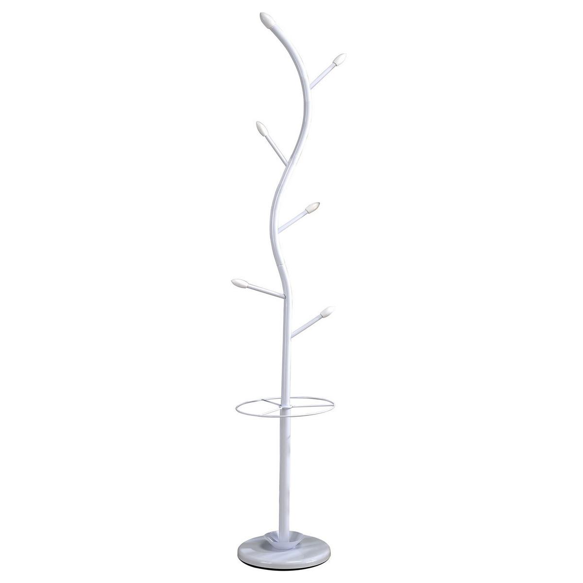 KLEIDERSTÄNDER TRIANA weiß - Weiß, Metall (30/185/30cm) - IDIMEX
