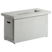 FEUERSTELLE Grau Ambrim - Grau, Stein (108/62/51cm) - Beliani