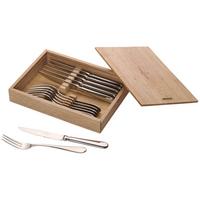 STEAKBESTECK Oscar silber 12-tlg. - Silberfarben, Metall - Villeroy & Boch