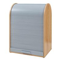 ROLLLADENSCHRANK Kavlinge - Naturfarben/Grau, Holz/Holzwerkstoff (60/80/40cm) - [en.casa]
