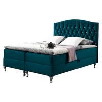 BOXBETT Puerto - H3 - Türkis, Holz (140/200cm) - MIRJAN24