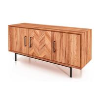 KOMMODE BREIT LEON Kernbuche - Kernbuche, Holz (144/65/45cm) - byoak