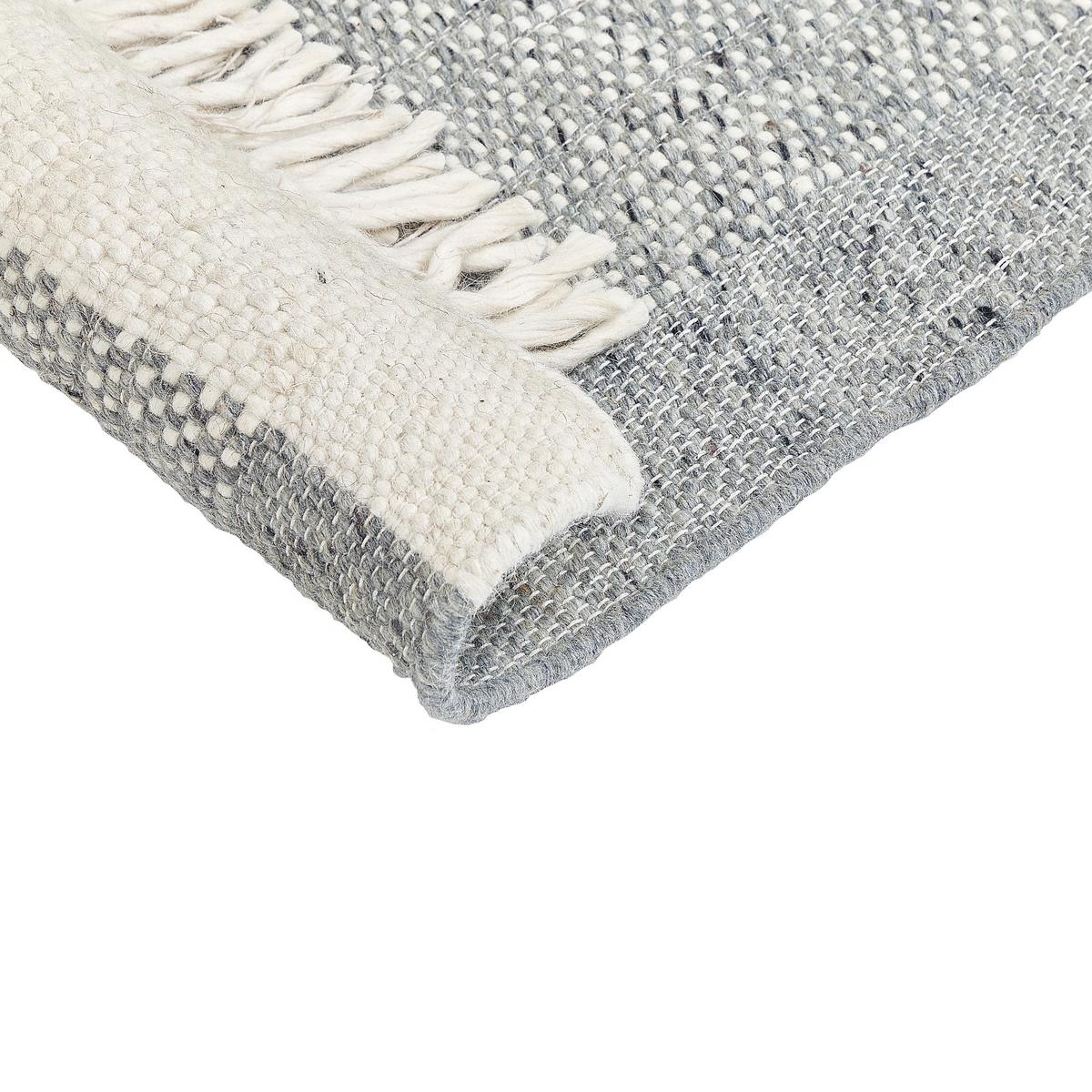 KURZFLOR-TEPPICH Tatlisu 200/140 cm - Grau, Textil (140/200cm) - Beliani