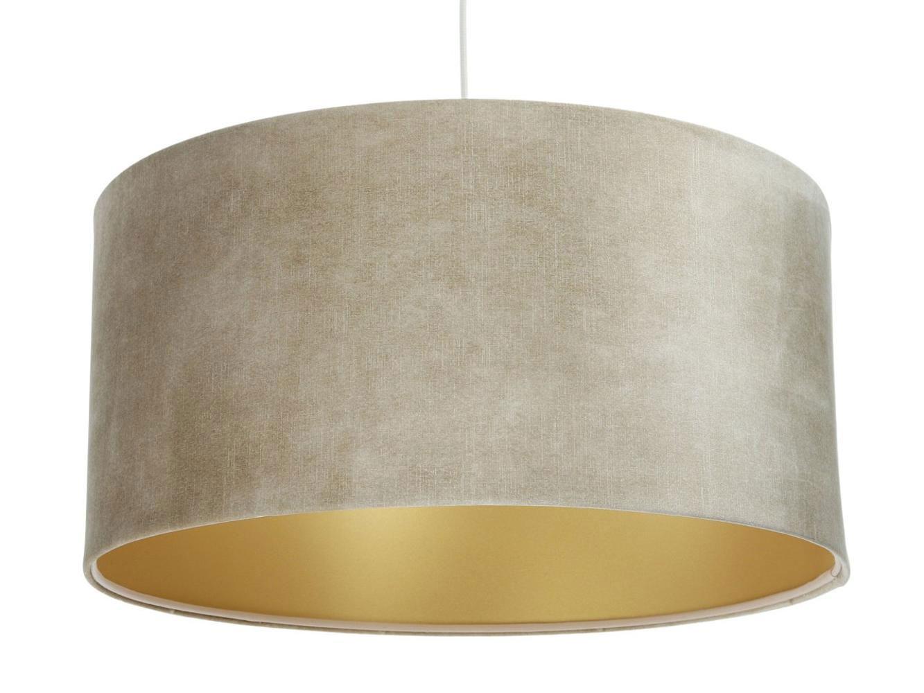 HÄNGELEUCHTE Gold 60/30 cm - Beige/Goldfarben, Kunststoff (60/0.8/30cm) - ONZENO
