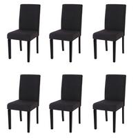 ESSZIMMERSTUHL Schwarz 6er-Set - Schwarz, Textil (43/90/48cm) - MCW