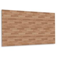 WANDPANEEL 100 x 50 cm Holzboden - Braun, Textil (100/1.6/50cm) - TULUP
