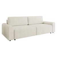 SCHLAFSOFA Bella - Creme/Schwarz, Holz/Kunststoff (240/85/95cm) - MIRJAN24