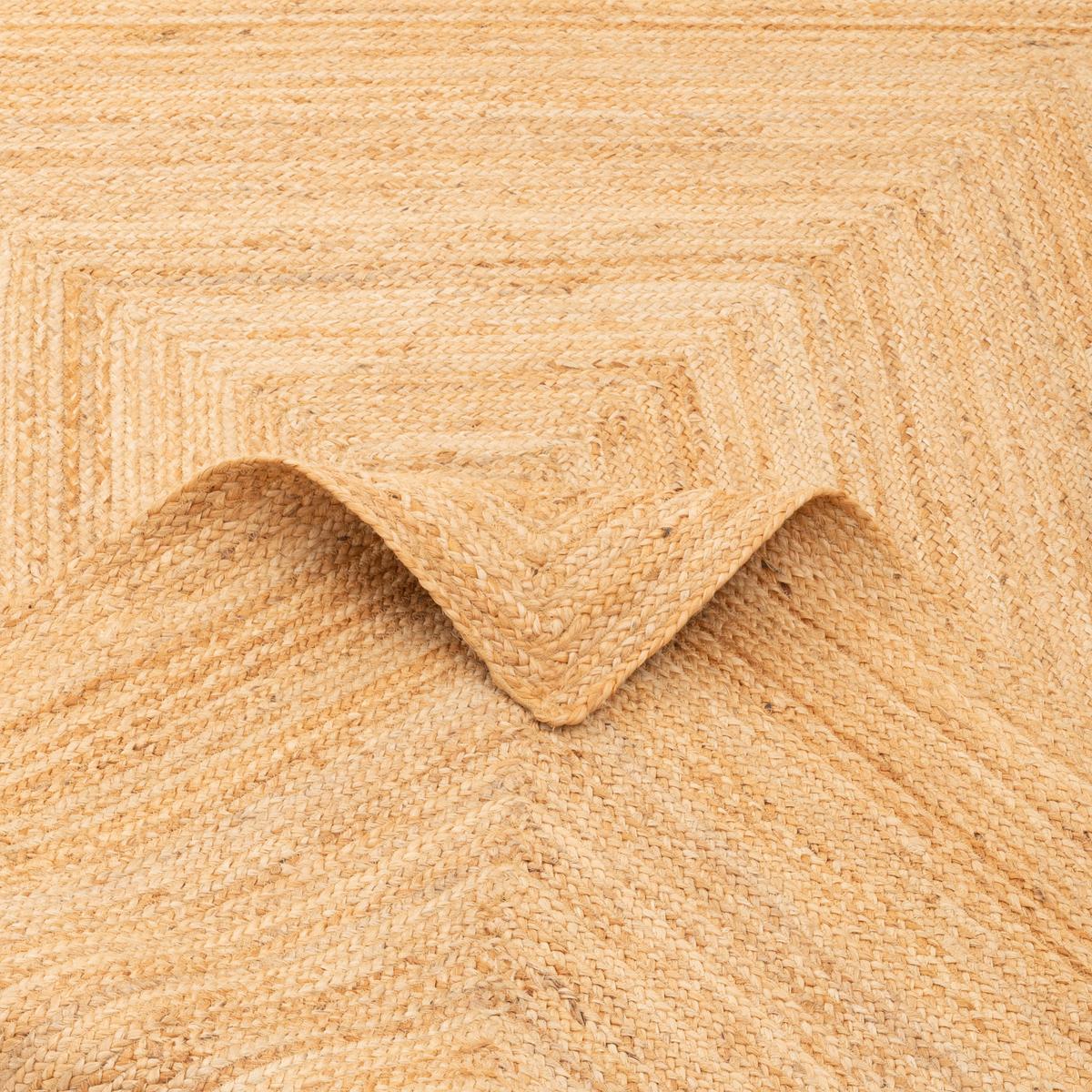 NATURFASER TEPPICH LÄUFER JUTE SALSA - Beige, Textil (80/150cm) - Pergamon