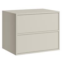 WASCHBECKENUNTERSCHRANK Mali 2 Schubladen Cashmere - 60 x 46 x 54 cm - Kaschmir, Holz (60/54/46cm) - Badplaats