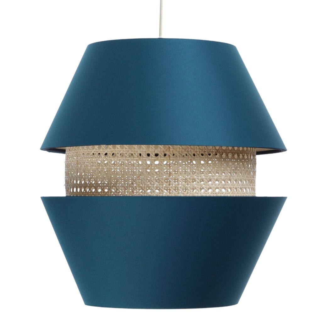 HÄNGELEUCHTE Türkis 40/40 cm - Türkis, Kunststoff (40/1.3/40cm) - ONZENO