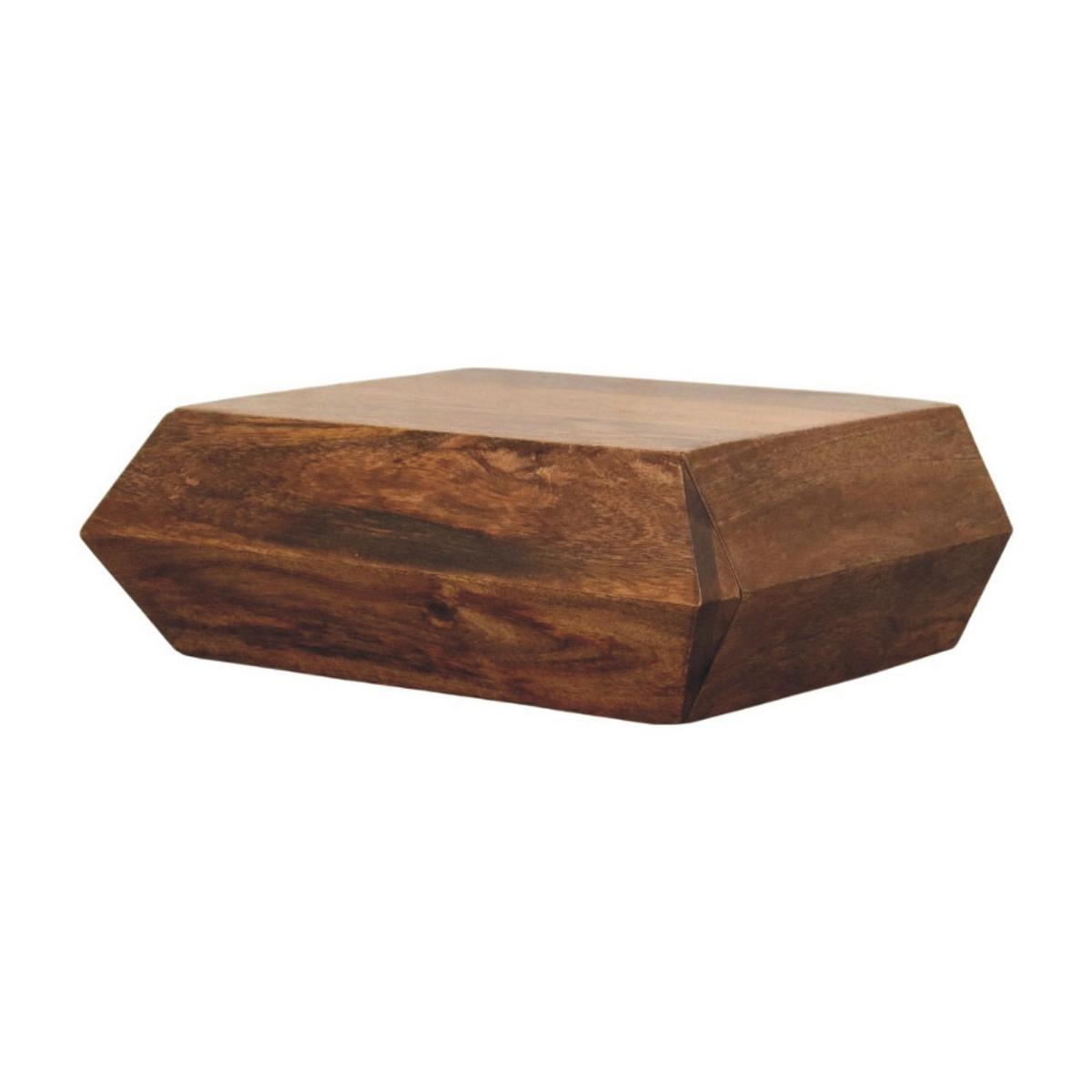 NACHTTISCH mit Golden-Teak-Finish, 1 Schublade, braun - Braun, Holz (45/15/32cm) - Artisan Furniture