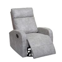 FERNSEHSESSEL PREMIUM Hellgrau - Hellgrau, Textil (75/100/96cm) - MCW