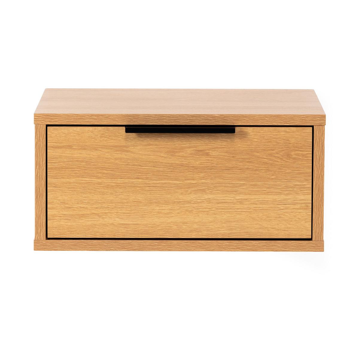 NACHTTISCHE schwebende – Set aus 2 schewebende Nachttischen Eichenfarbe - Honigeiche, Holzwerkstoff (40/19/35cm) - VS Venta-stock