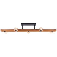 DECKENLEUCHTE Mertes 80115/76 - Braun, Holz (12.5/115/15.7cm) - Brilliant