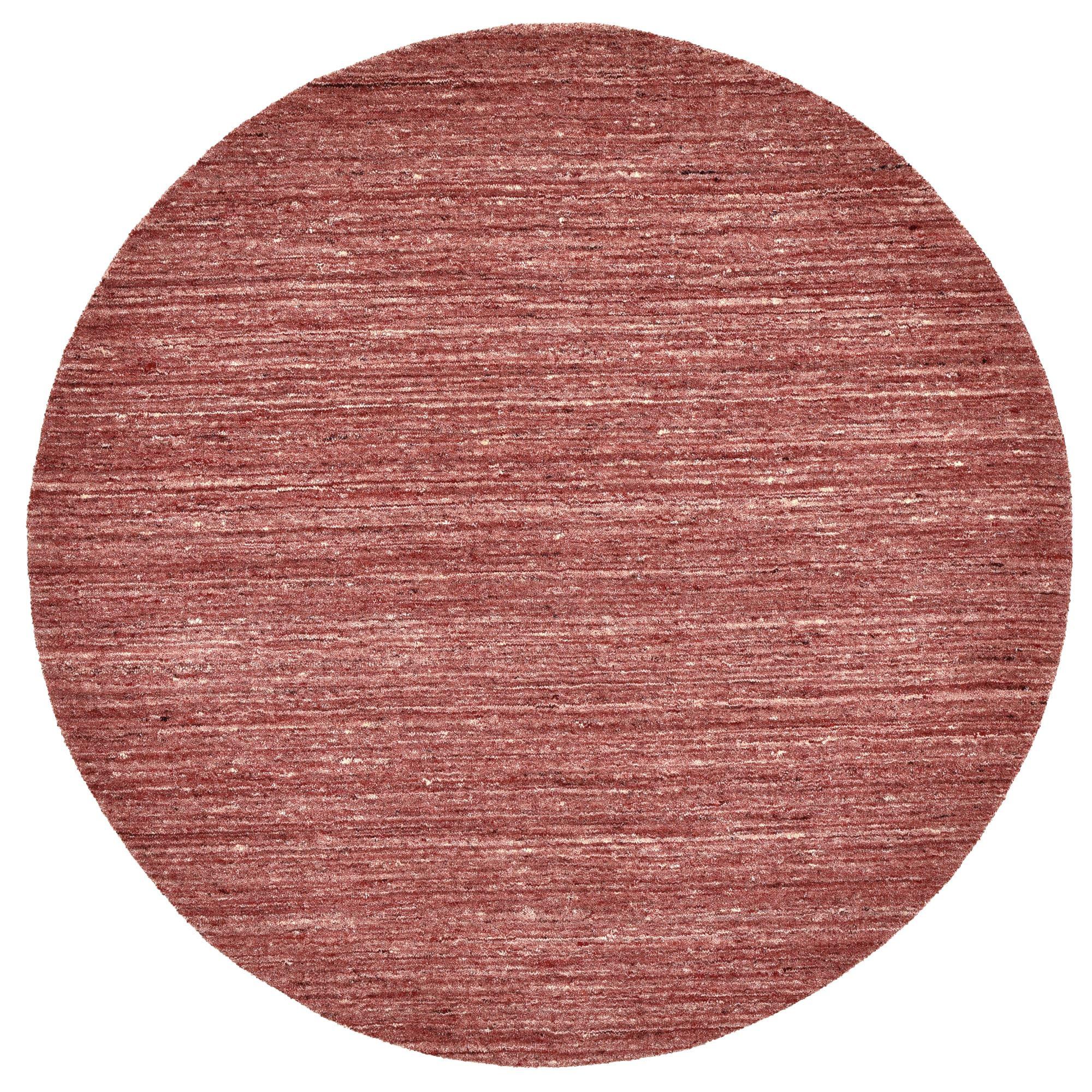HANDWEBTEPPICH Pure 150x150 cm - Rot, Textil (150/150cm) - THEKO