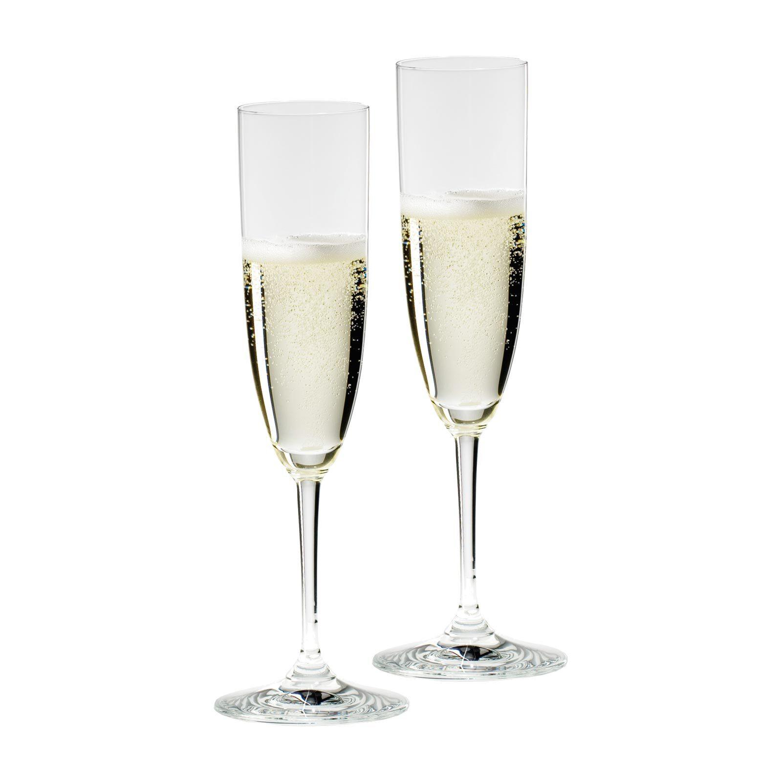 CHAMPAGNER-FLÖTEN Vinum transparent 160 ml 2er Set - Transparent, Glas (0.16L) - Riedel