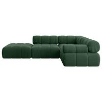 ECKSOFA modulares Sofa Felto-L1 - 285x190x70 cm Grün Cord - Grün, Holzwerkstoff/Textil (285/190cm) - ALTDECOR
