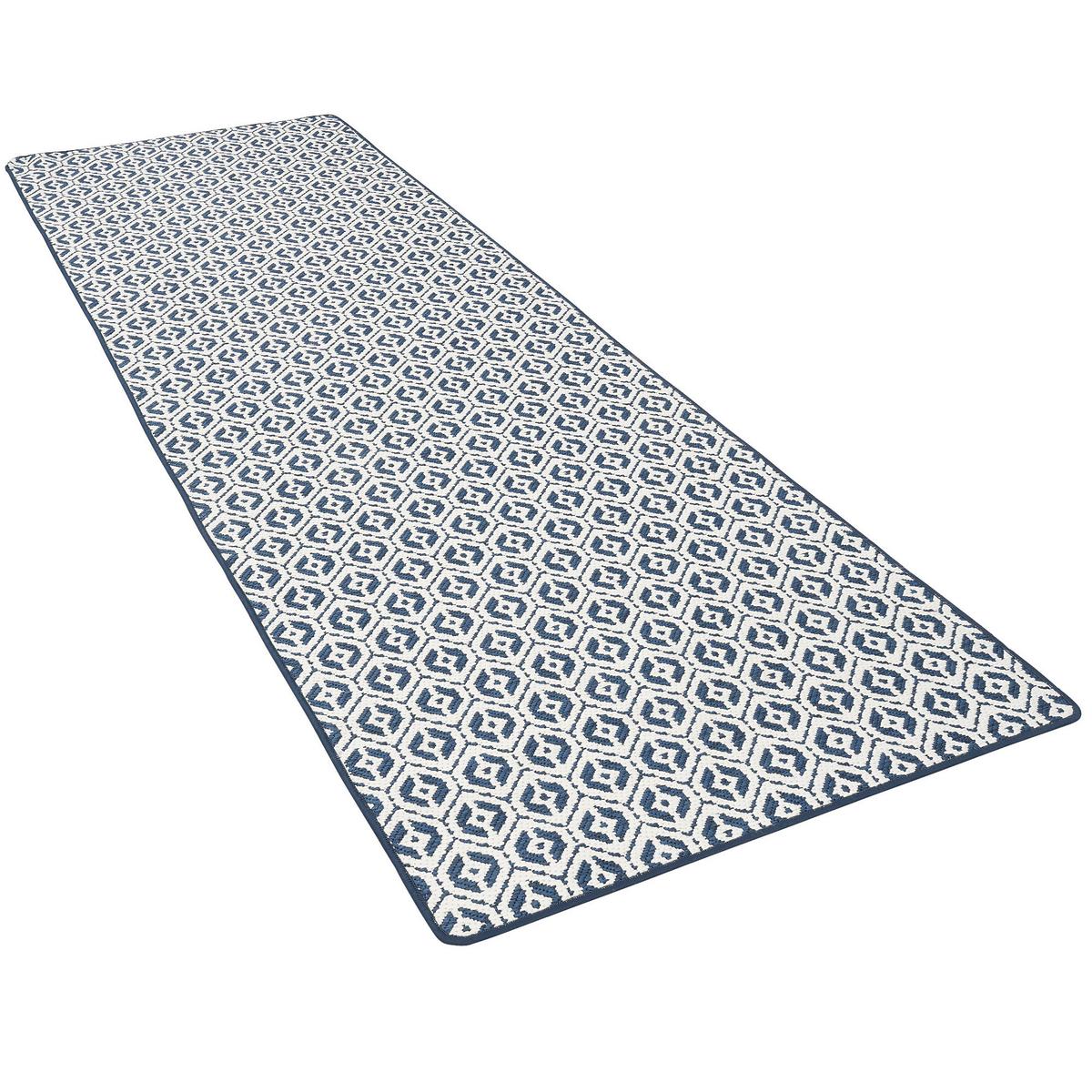IN- UND OUTDOOR TEPPICH LÄUFER BEIDSEITIG CAPE COD - Blau, Textil (80/160cm) - Snapstyle