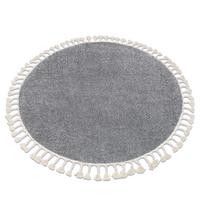 TEPPICH Berber 120 cm - Grau, Textil (120/120cm) - rugsX
