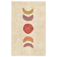 BADEMATTE Beige 50 x 80 cm Esme - Beige/Gelb, Textil (50/80cm) - Beliani