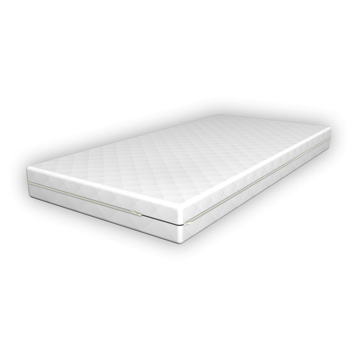 HAUSBETT Knätten mit Matratze - Naturfarben, Holz/Textil (70/140cm) - [en.casa]