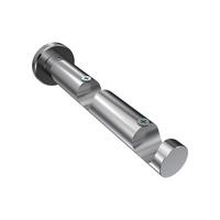 TRÄGER FÜR GARDINENSTANGEN 20 mm Ø, Platon 2-läufig, Chrom - Chromfarben, Metall (16/4/4cm) - INTERDECO