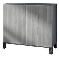 KOMMODE Skadu Avola-Anthrazit - Anthrazit, Holzwerkstoff (92.5/84.5/35cm) - Vladon