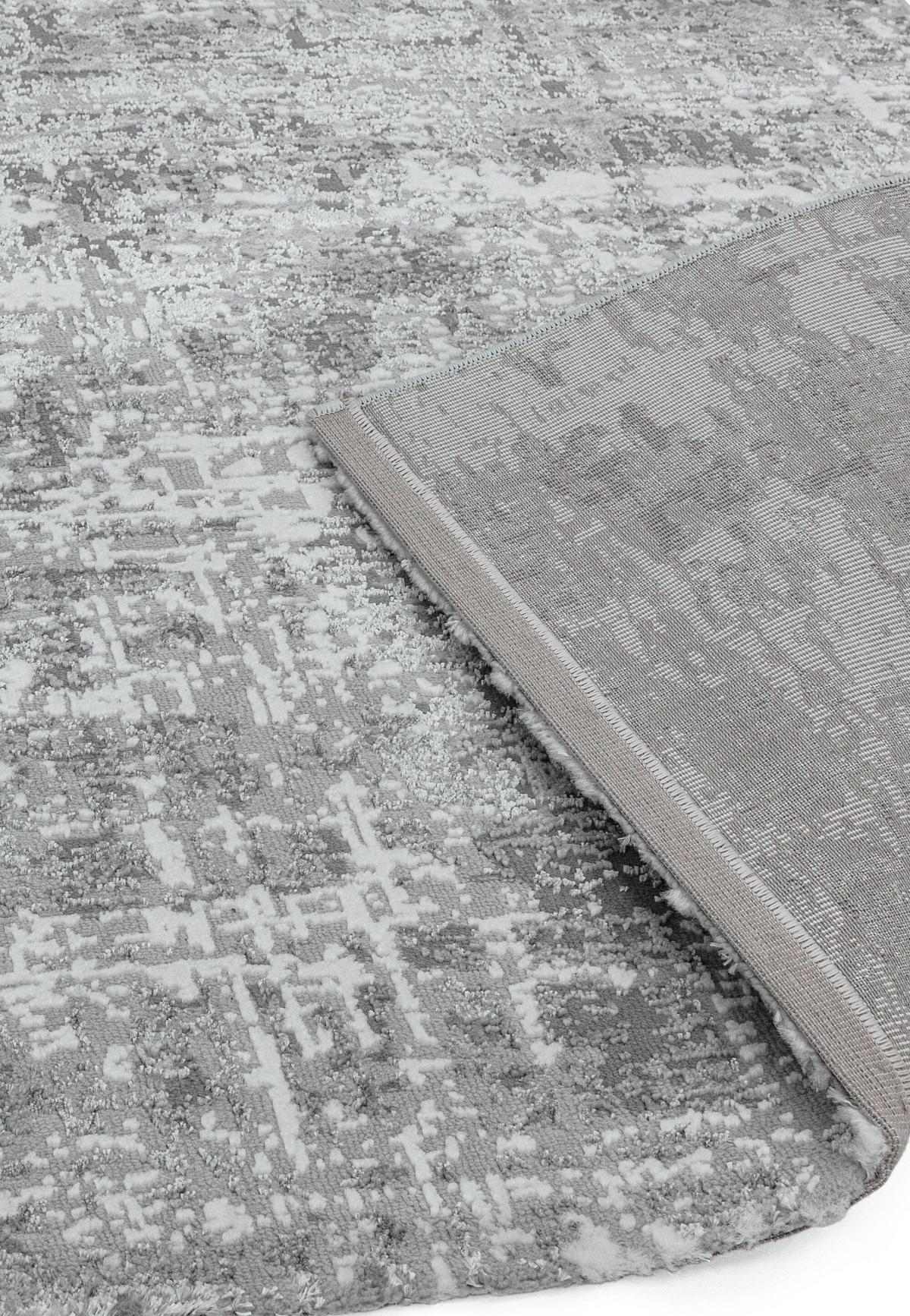 TEPPICH PARMA-Sorbolo, abstrakt, Silbergrau, 200 x 290 cm - Grau, Textil (290/200cm) - KADIMA DESIGN