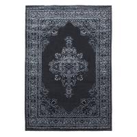 TEPPICH Kurzflor TANNHEIM in Grau, orientalisch, Florhöhe 12 mm, 80 x 150 cm - Grau, Textil (150/80cm) - KADIMA DESIGN