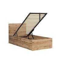 BOXBETT 90/200 Edwin Holz - Braun, Holzwerkstoff (90/200cm) - Petits-meubles