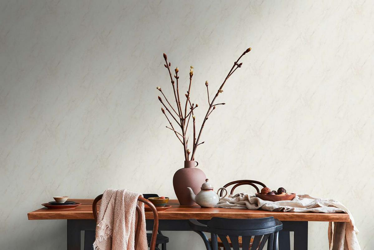 VLIESTAPETE Beige 53/1005 cm - Beige, Textil (53/1cm) - KUNSTLOFT