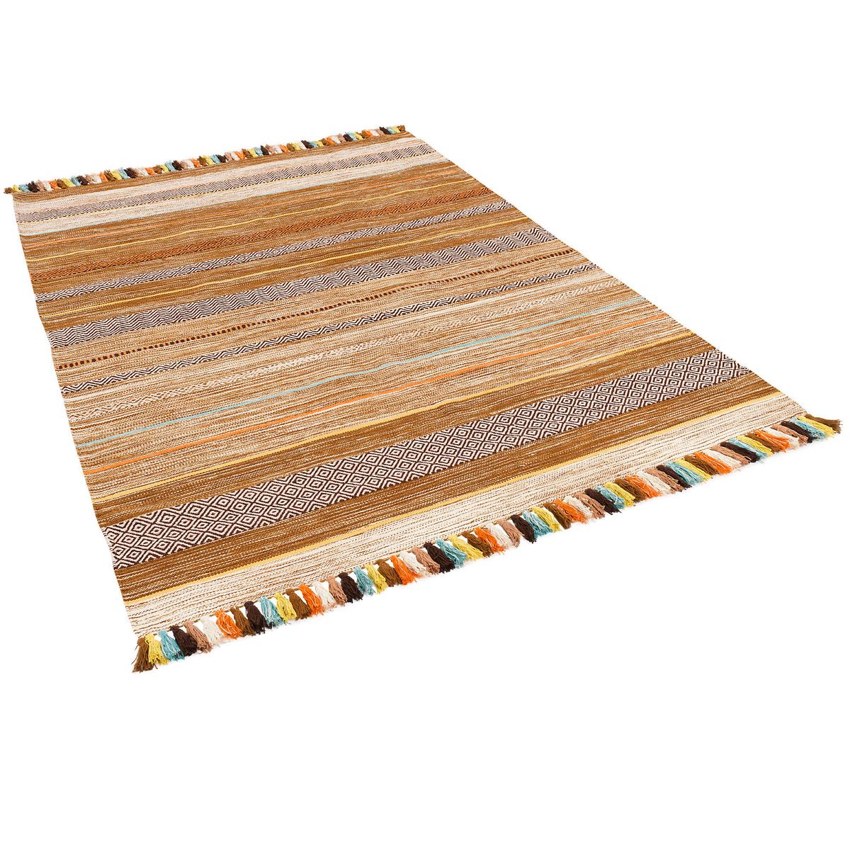 NATUR TEPPICH KELIM KALLEEN - Beige, Textil (170/240cm) - Pergamon