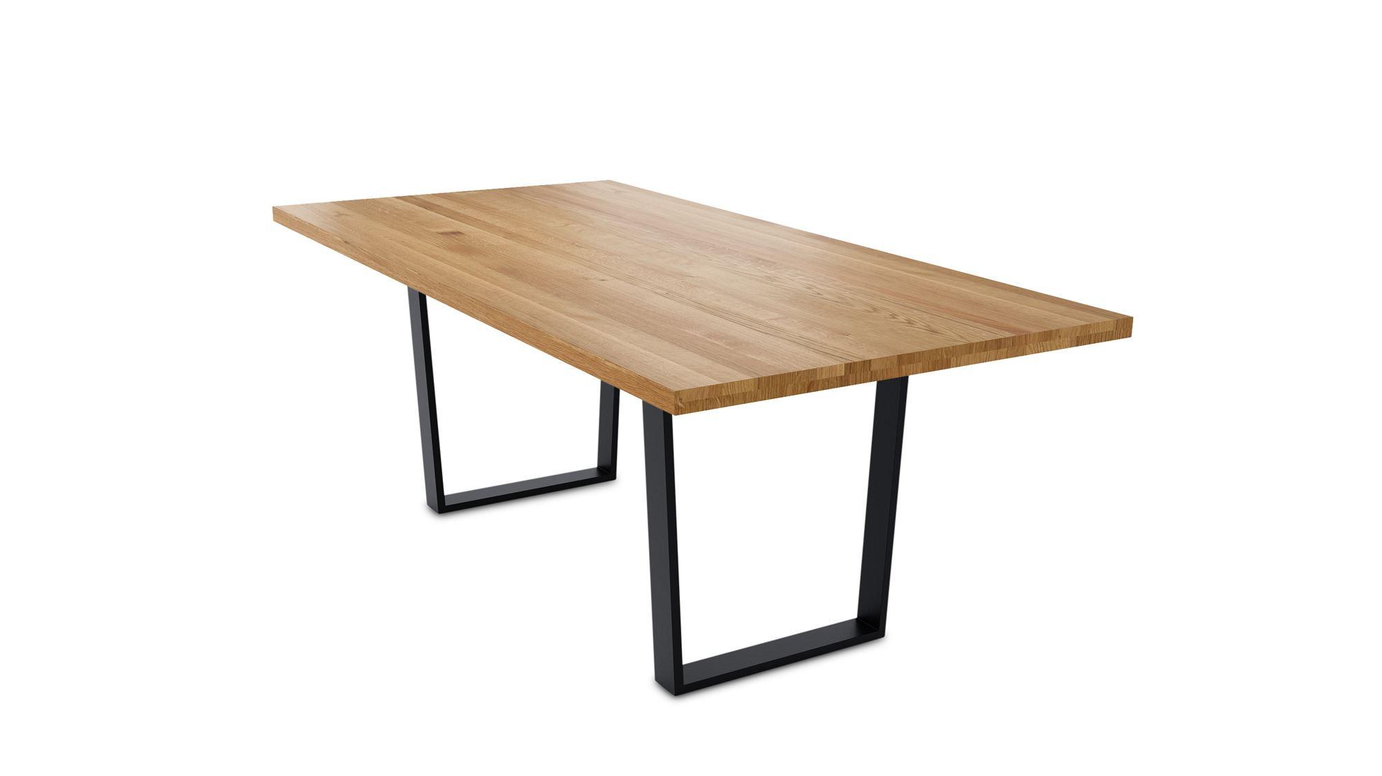 MASSIVHOLZTISCH Daisey 6 220x77x100 Esszimmertisch Wildeiche geölt - Wildeiche, Holz (220/77/100cm) - 58aufmkessel