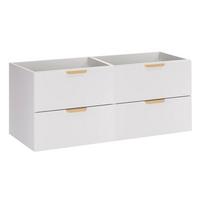 WASCHTISCHUNTERSCHRANK 120cm Oria Weiß - Weiß, Holzwerkstoff (120/50/45.5cm) - Petits-meubles