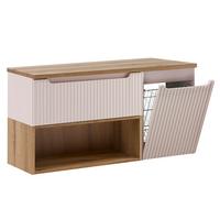 WASCHTISCHUNTERSCHRANK 120.4cm Riva Kaschmir - Beige, Holzwerkstoff (120.4/60/40cm) - Petits-meubles