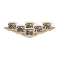 ESPRESSOTASSEN MIT UNTERTASSEN Audun Ferme bunt 80 ml 6er Set - Multicolor, Keramik (14/7.2/14cm) - Villeroy & Boch