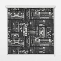 INNENROLLO - Fensterrollo - Rollo - 100x180 cm - Radiolautsprecher - Grau, Kunststoff (100/180/0.5cm) - TULUP