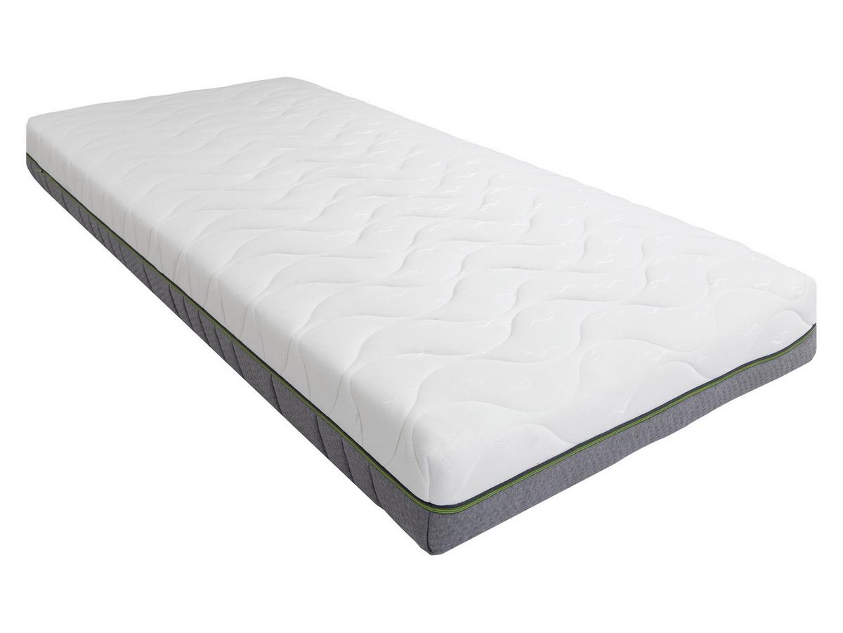 FEDERKERNMATRATZE Arlan 21 cm - H3/H4 - Weiß/Grau, Textil (140/200cm) - MIRJAN24