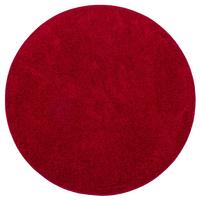 HOCHFLOR VELOURS TEPPICH COTTAGE RUND - Rot, Textil (100/100cm) - Snapstyle