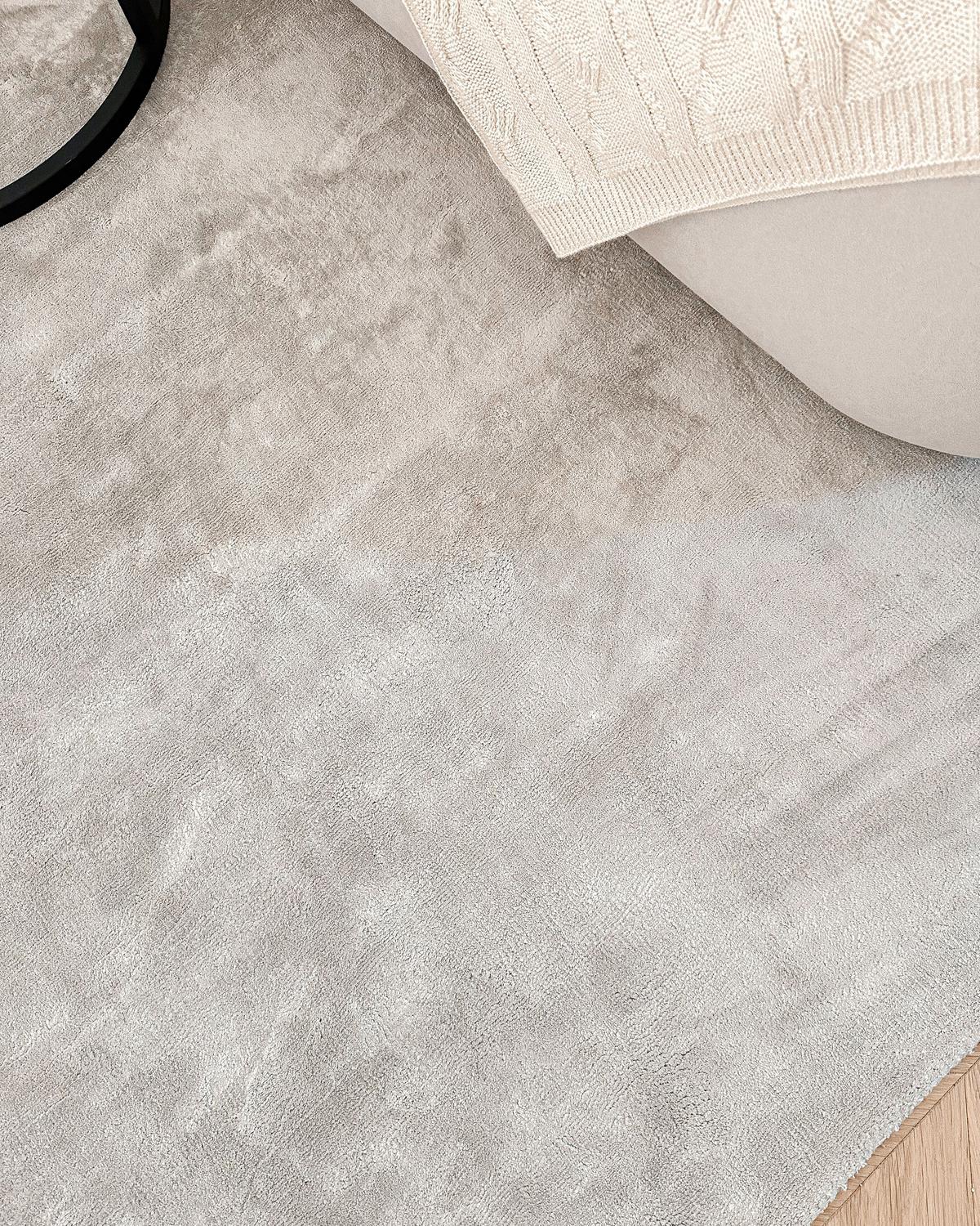 KURZFLOR-TEPPICH Gesi II 230/160 cm - Grau, Naturmaterialen (160/230cm) - Beliani